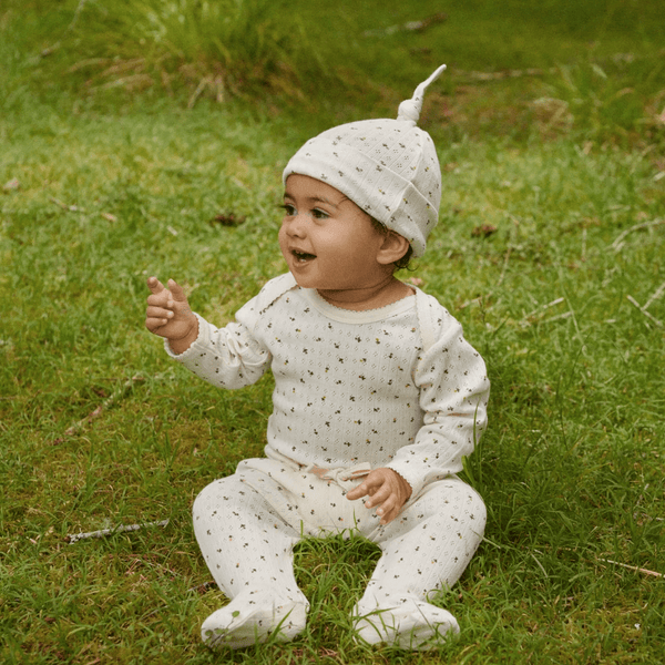 Nature Baby Long Sleeve Bodysuit - Aster Floral