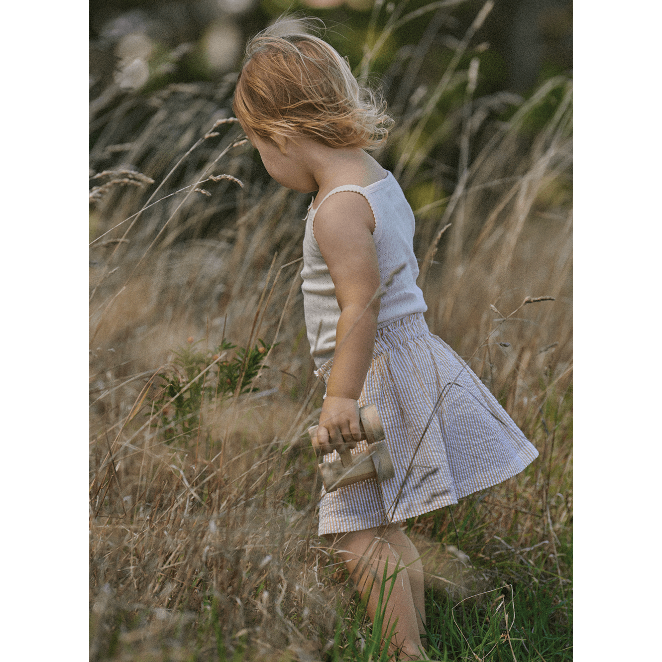 Nature Baby Orchard Skirt - Golden Stripe