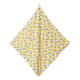 Nature Baby Organic Cotton Hooded Towel - Lemon Print