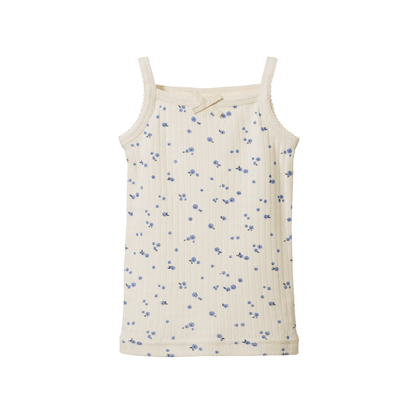 Nature Baby Cotton Camisole - Pointelle Daisy