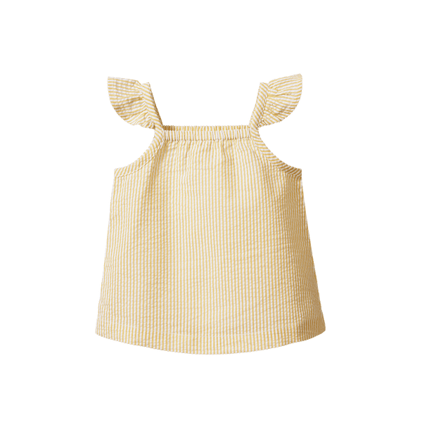 Nature Baby Petal Top - Golden Stripe