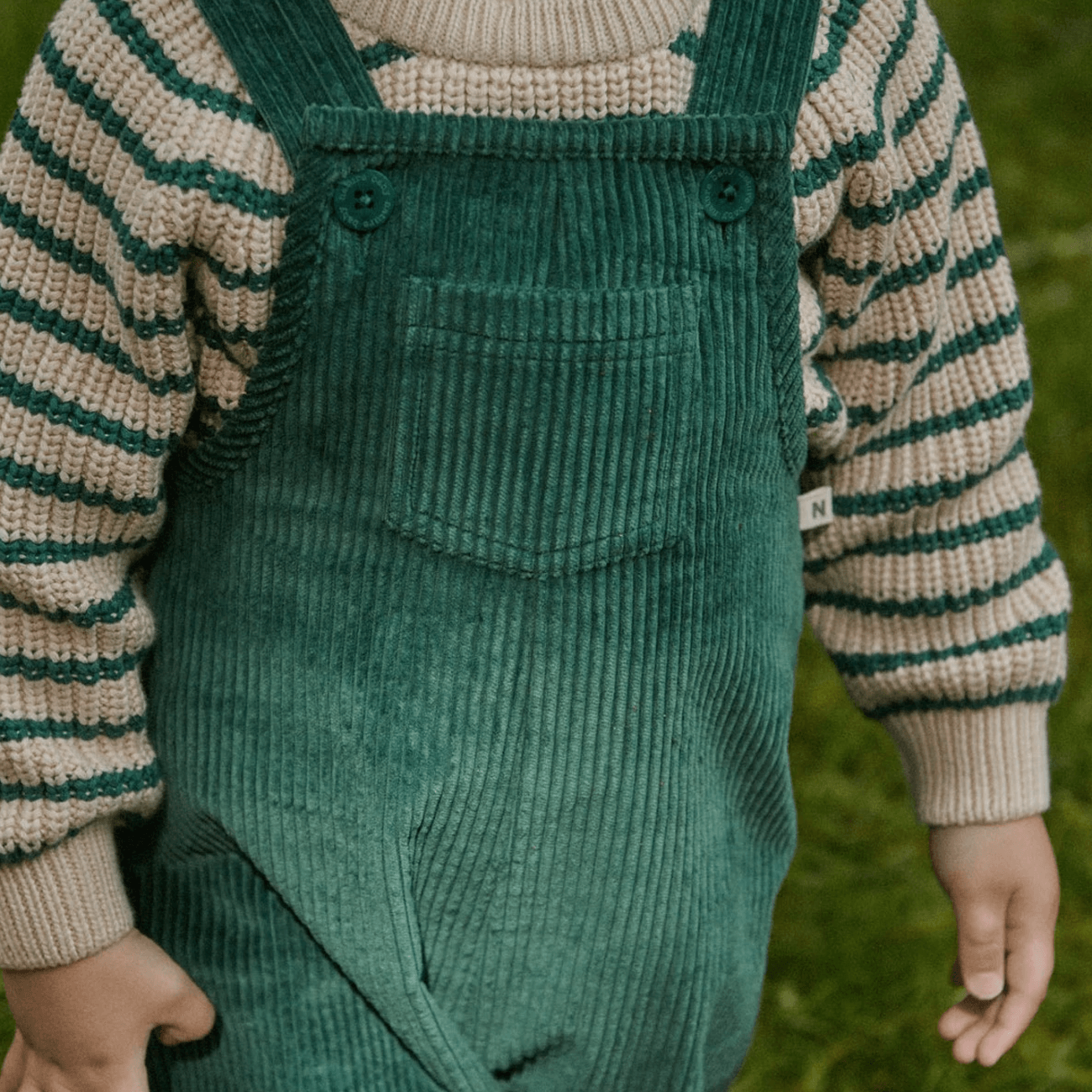 Nature Baby Billy Jumper - Pine Sailor Stripe