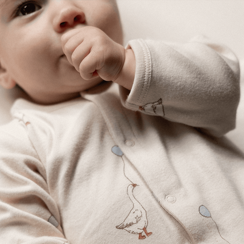 Nature Baby Kimono Stretch & Grow - Goose Lullaby
