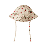 Nature Baby Muslin Sunhat - Strawberry Blush
