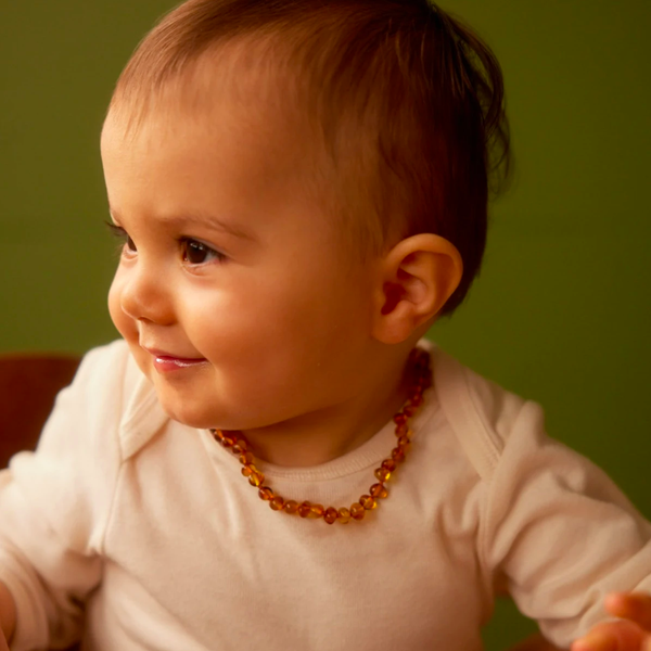 Nature Baby Amber Necklace - Honey