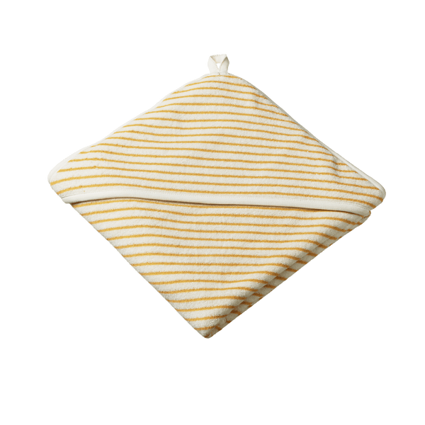Nature Baby Hooded Towel - Sunshine Sailor Stripe