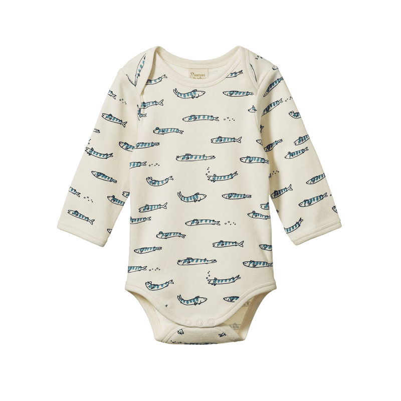 Nature Baby Long Sleeve Bodysuit - South Seas