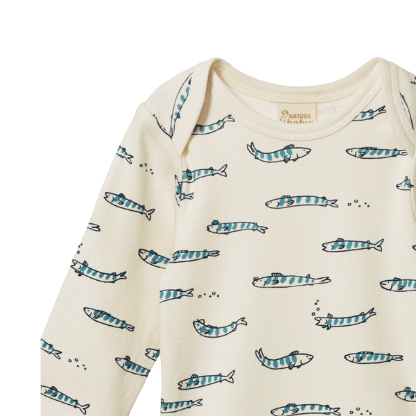 Nature Baby Long Sleeve Bodysuit - South Seas