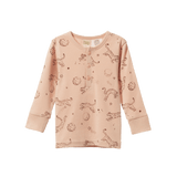 Nature Baby 2Pc Long Sleeve Pyjama Set - Dream Tigers Rose Dust