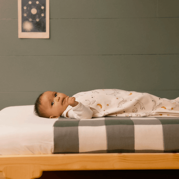 Nature Baby Cotton Sleeping Bag - Dream Tigers Natural