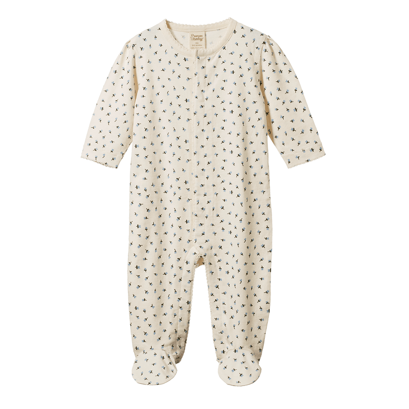 Nature Baby Lucy Suit - Blue Tulip