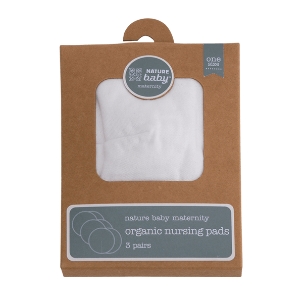 Nature Baby Organic Cotton & Bamboo Nursing Pads - 3 pack