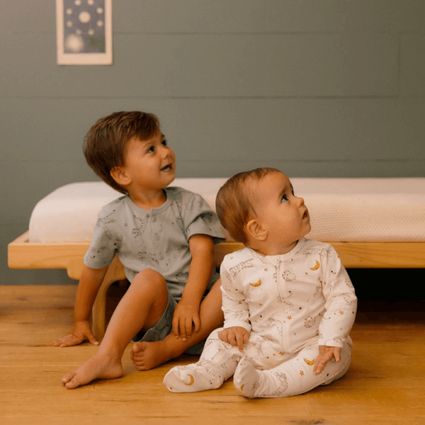 Nature Baby 2pc Short Sleeve Pyjama Set - Dream Tigers Lagoon