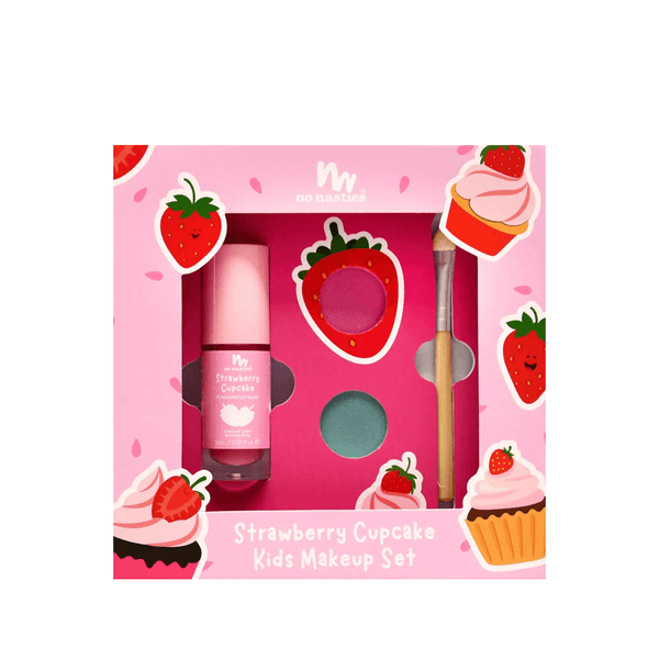 No Nasties Natural Kids Makeup Gift Set - Strawberry Cupcake