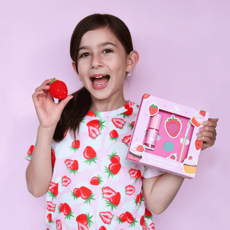No Nasties Natural Kids Makeup Gift Set - Strawberry Cupcake