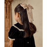 NoraLee Alice Bow - Flocked Dot