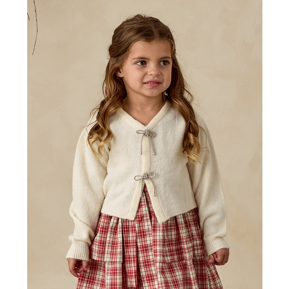 NoraLee Bow Cardigan - Ivory