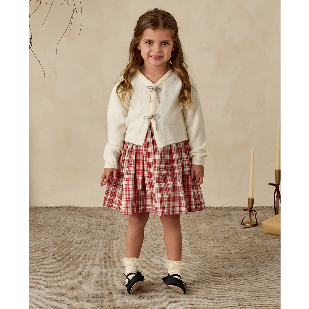 NoraLee Bow Cardigan - Ivory