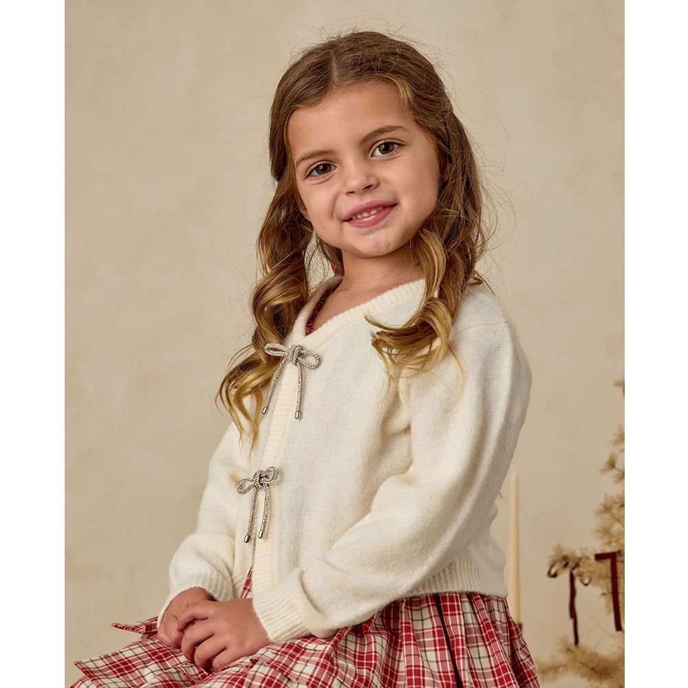 NoraLee Bow Cardigan - Ivory