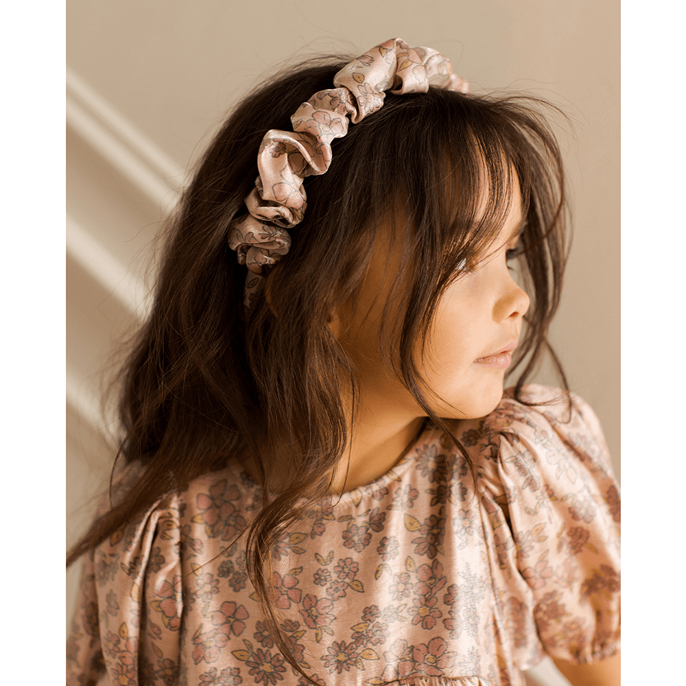 NoraLee Gathered Headband - Harvest Fleur