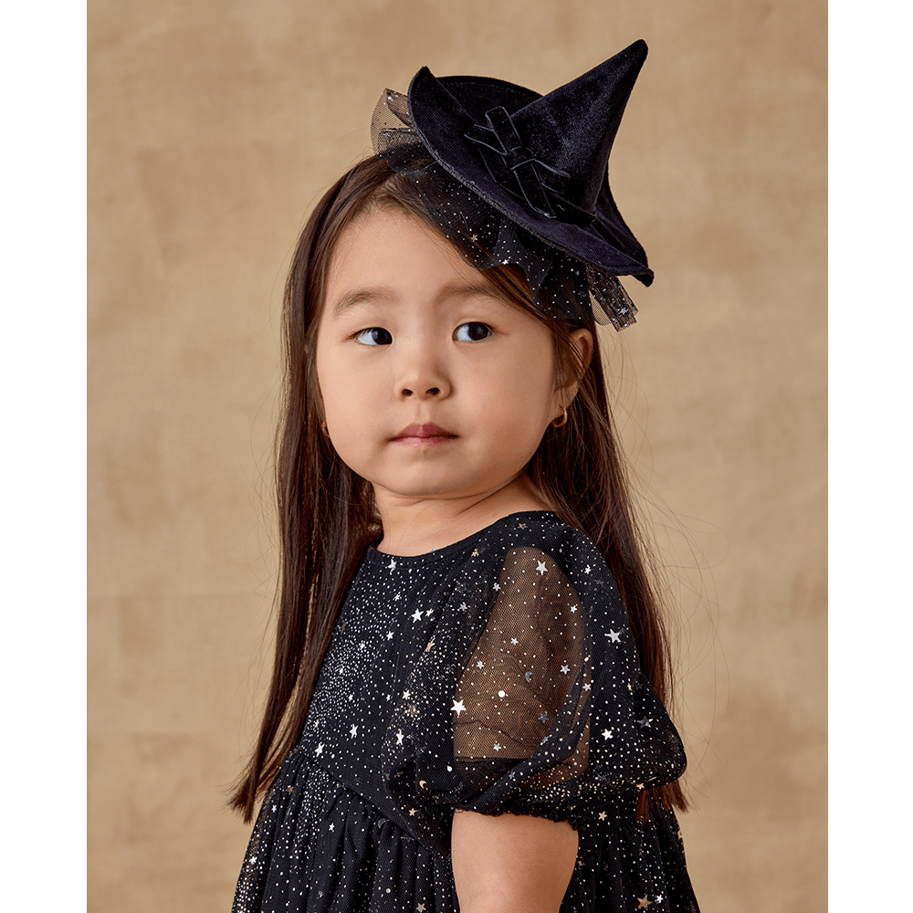 NoraLee Witch Hat Headband - Black