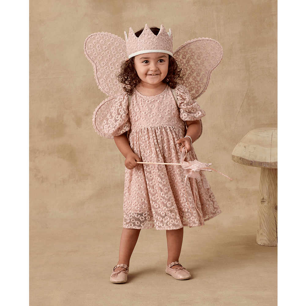 NoraLee Luna Dress - Rose Embroidered Daisy