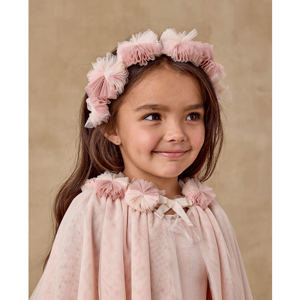 NoraLee Pom Pom Crown + Wand - Pink Ombre