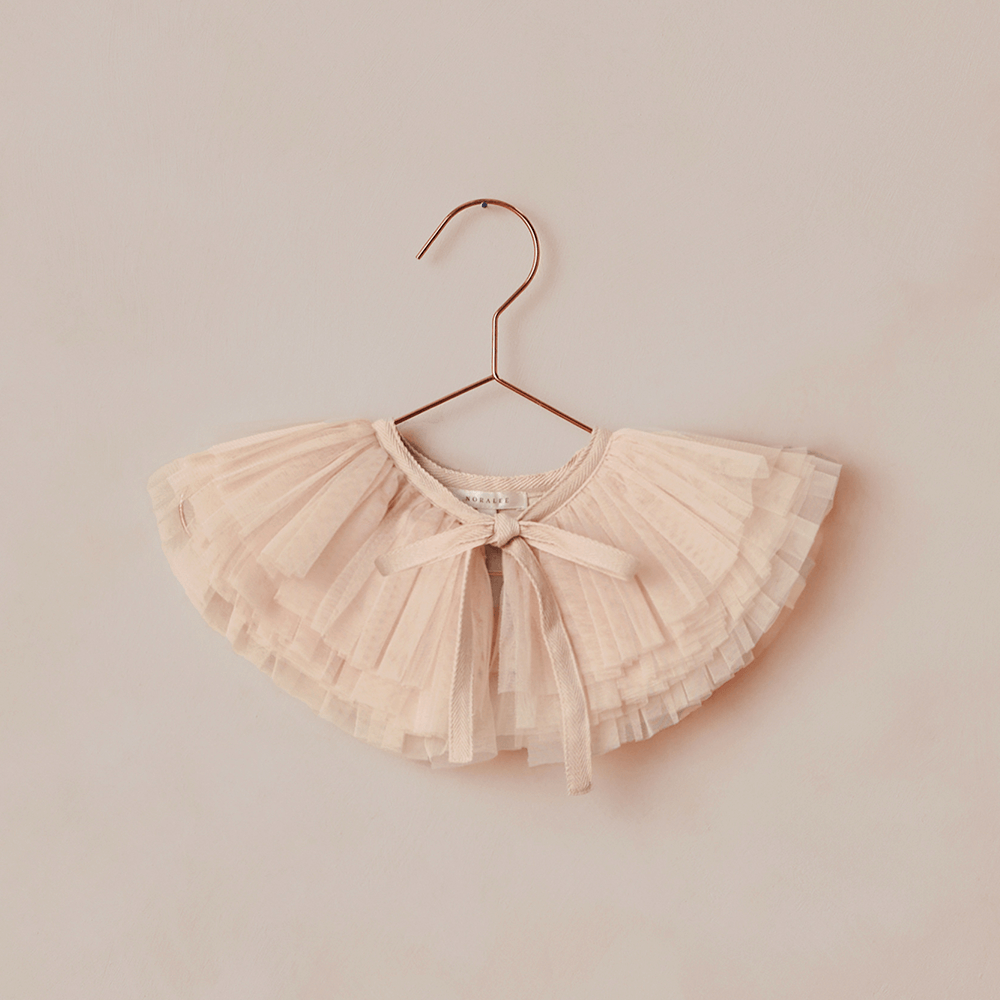 NoraLee Ruffle Tulle Collar - Antique