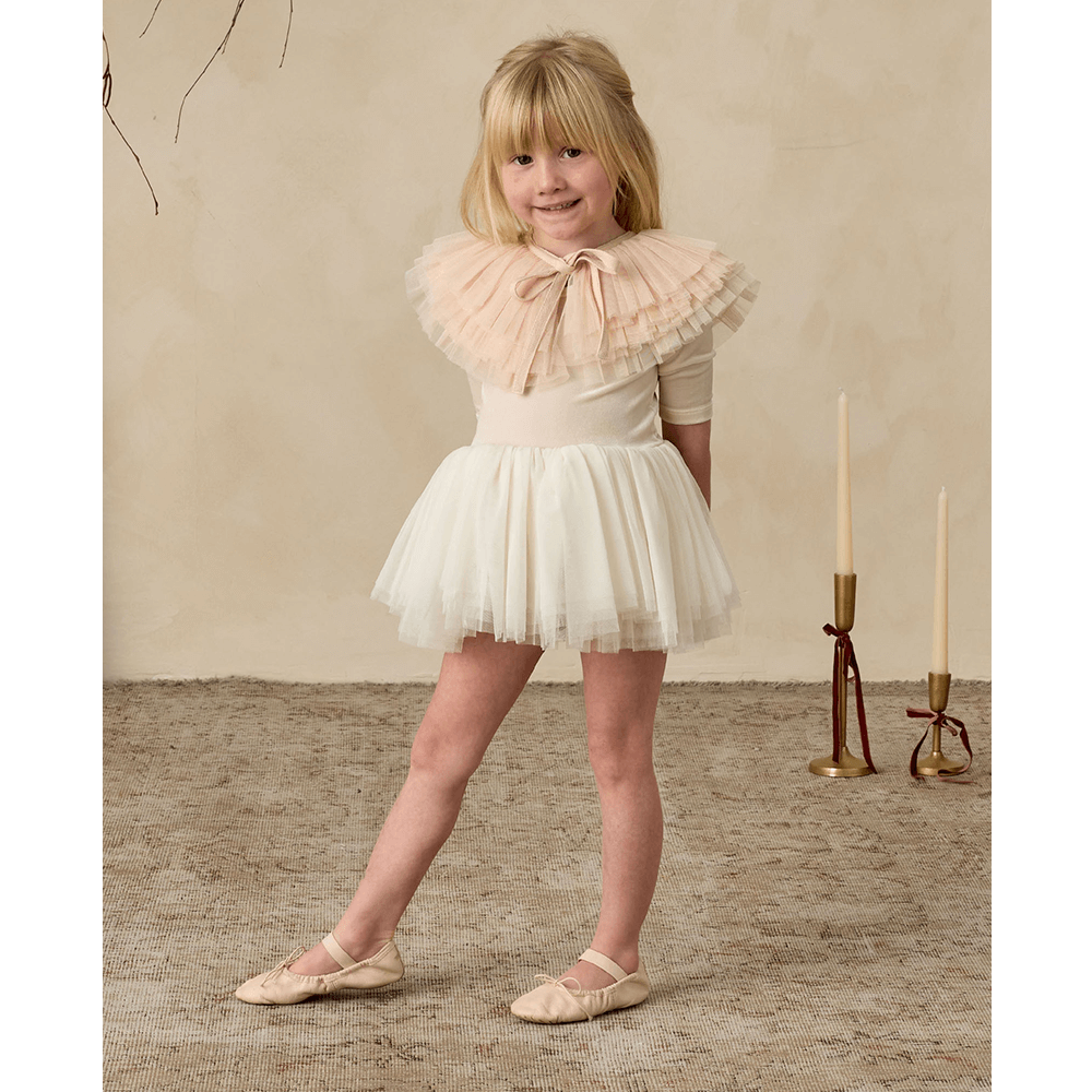 NoraLee Ruffle Tulle Collar - Antique