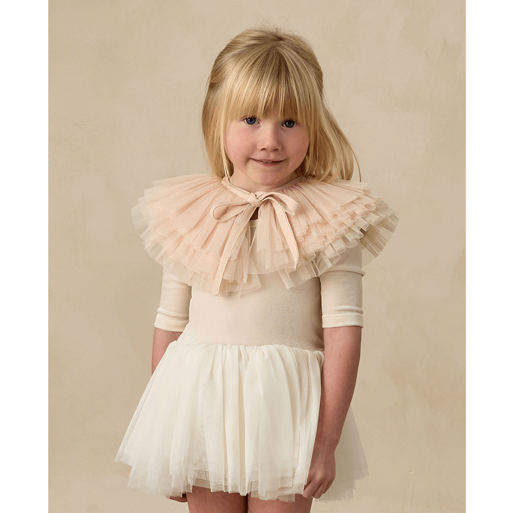 NoraLee Ruffle Tulle Collar - Antique