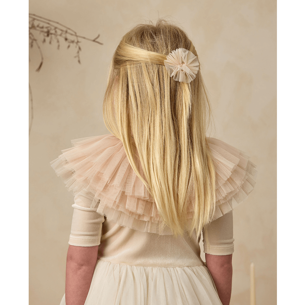 NoraLee Ruffle Tulle Collar - Antique