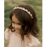 NoraLee Floral Headband - Ivory