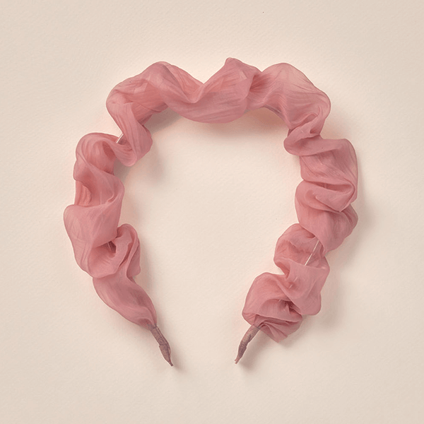 NoraLee Gathered Headband - Lipstick