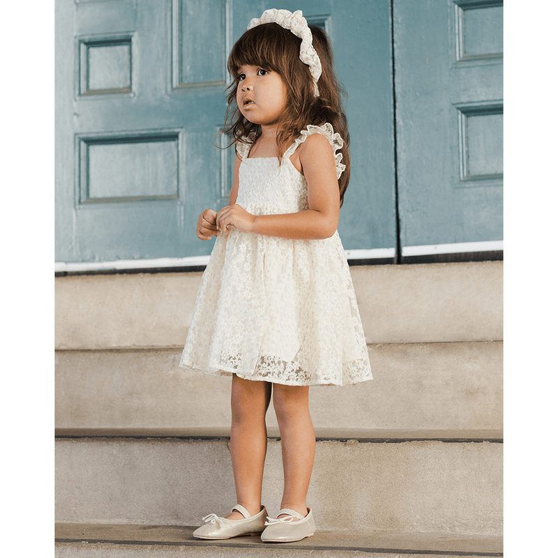 NoraLee Gathered Headband - Ivory