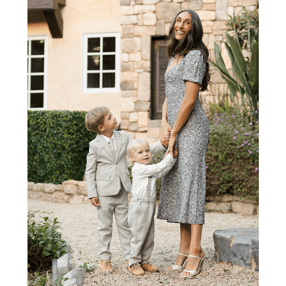 NoraLee Suspender Pant - French Blue