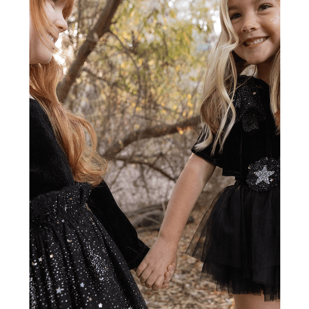 NoraLee Ruffled Collar - Night Sky