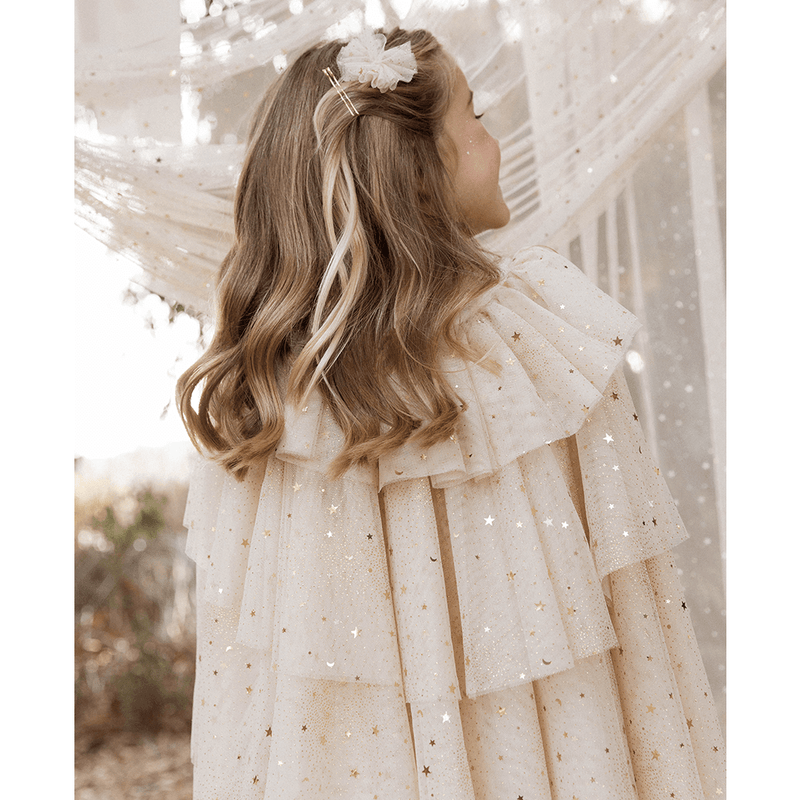 NoraLee Tulle Cape - Champagne Stars
