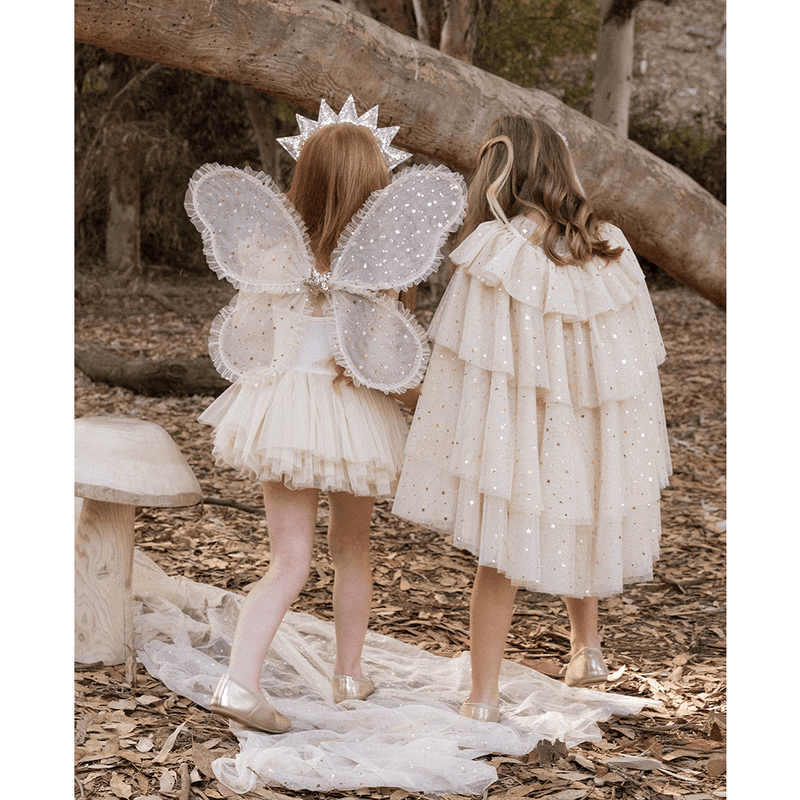 NoraLee Tulle Cape - Champagne Stars
