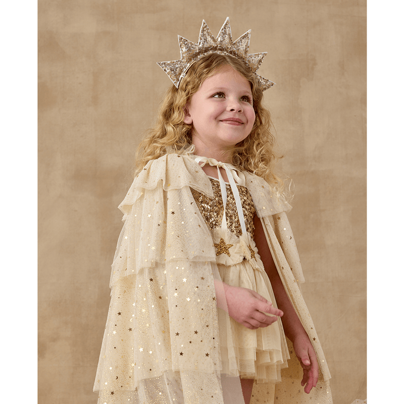 NoraLee Tulle Cape - Champagne Stars