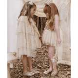 NoraLee Tulle Cape - Champagne Stars
