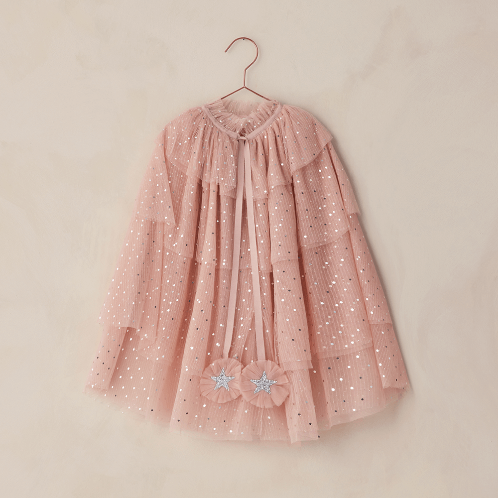 NoraLee Tulle Cape - Rose