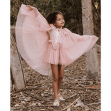 NoraLee Tulle Cape - Rose