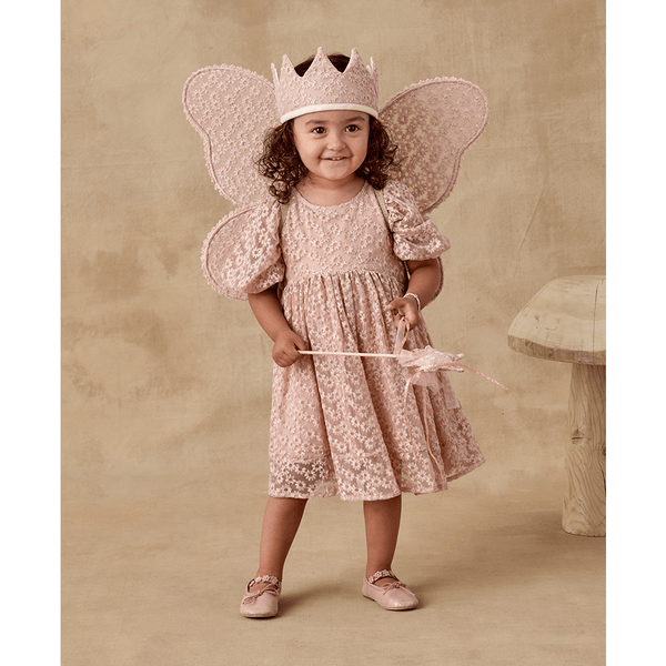 NoraLee Wings -  Rose Embroidered Daisy