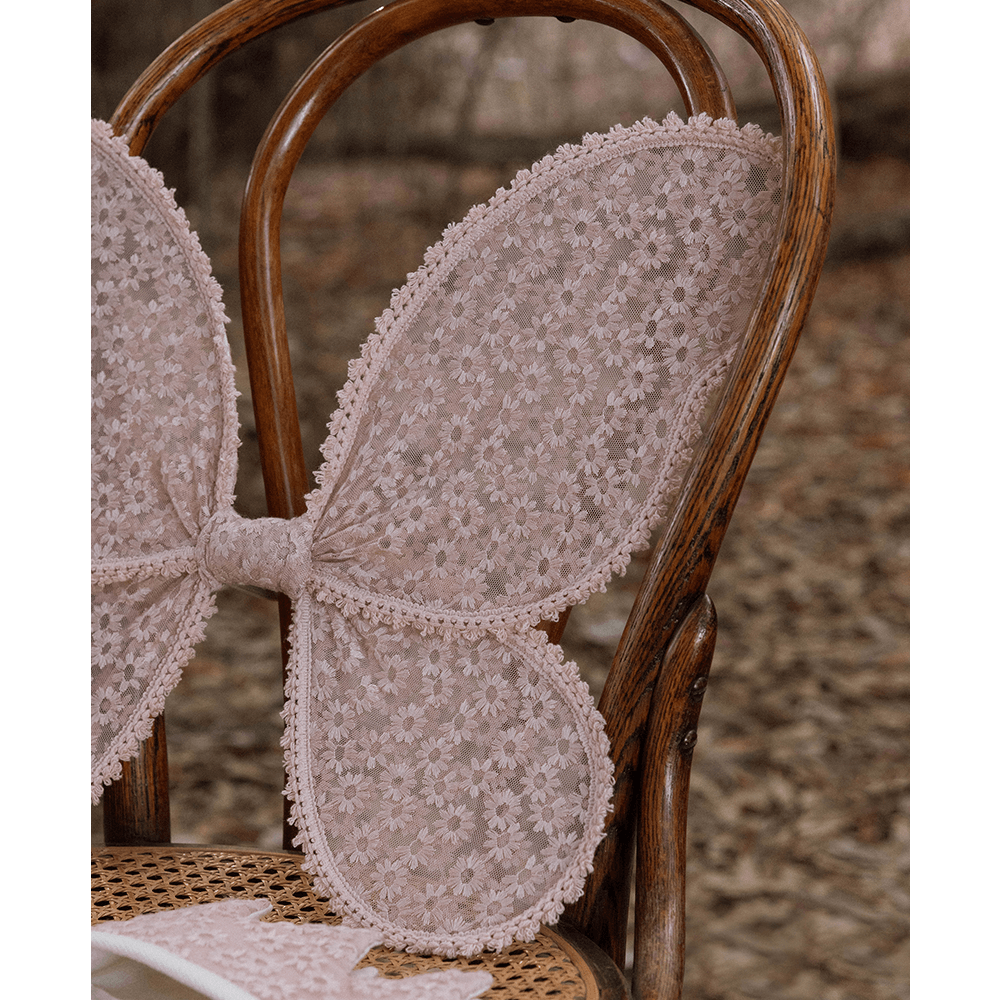 NoraLee Wings -  Rose Embroidered Daisy