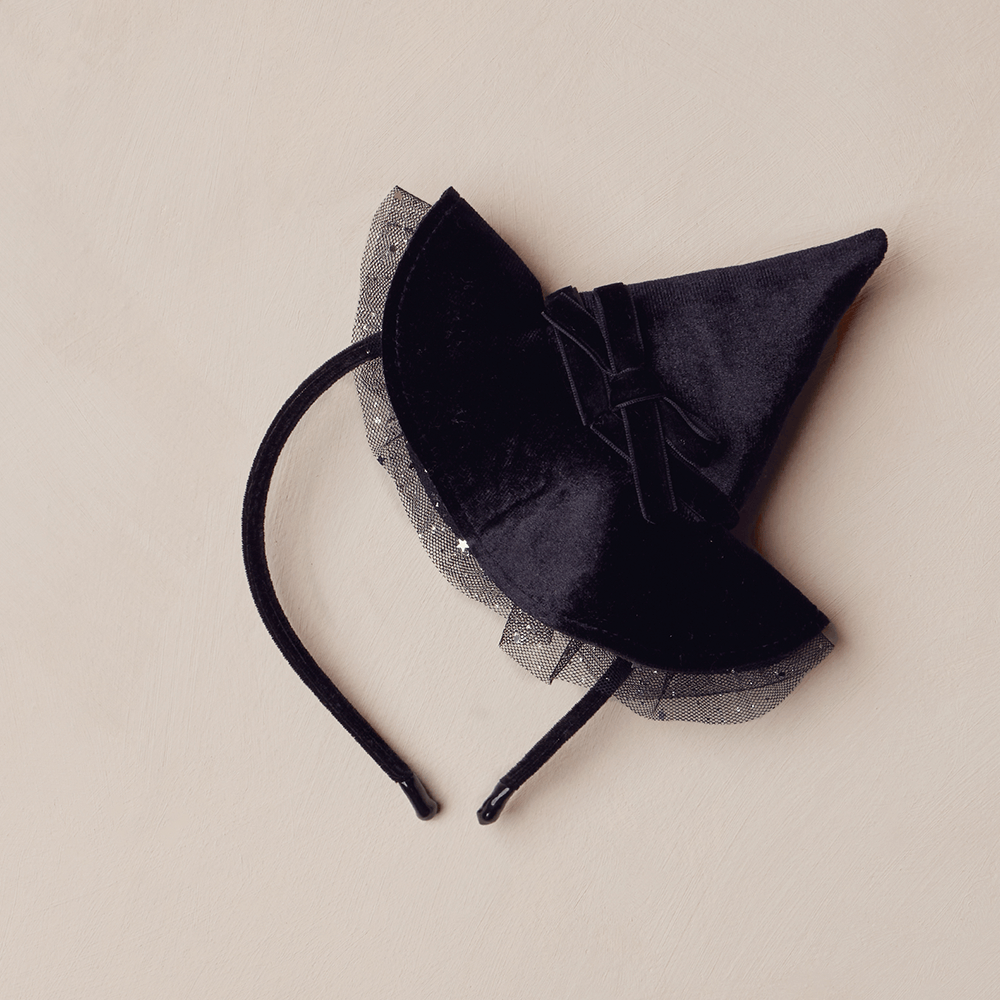 NoraLee Witch Hat Headband - Black