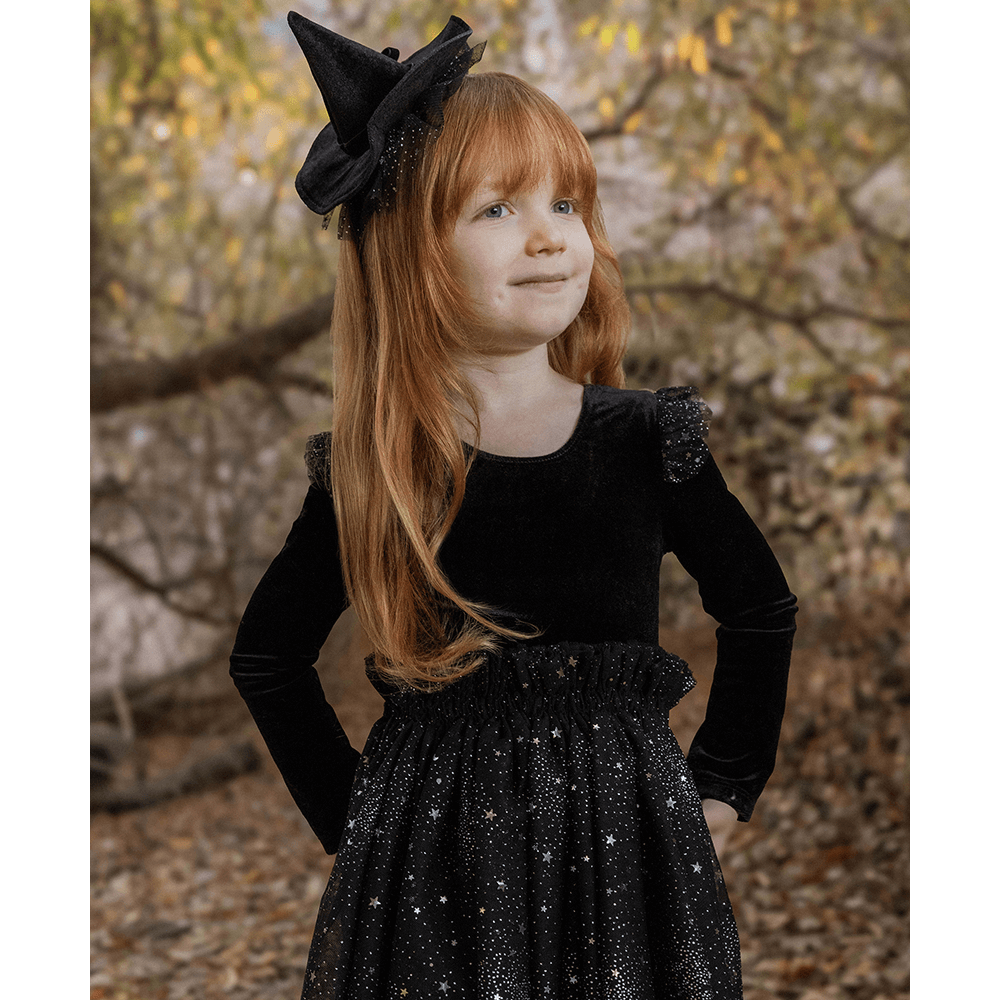 NoraLee Witch Hat Headband - Black