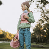 Olli Ella Dinkum Doll Carry Cot - Polka Dot