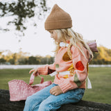 Olli Ella Dinkum Doll Carry Cot - Polka Dot