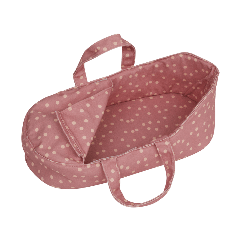 Olli Ella Dinkum Doll Carry Cot - Polka Dot
