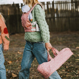 Olli Ella Dinkum Doll Carry Cot - Polka Dot
